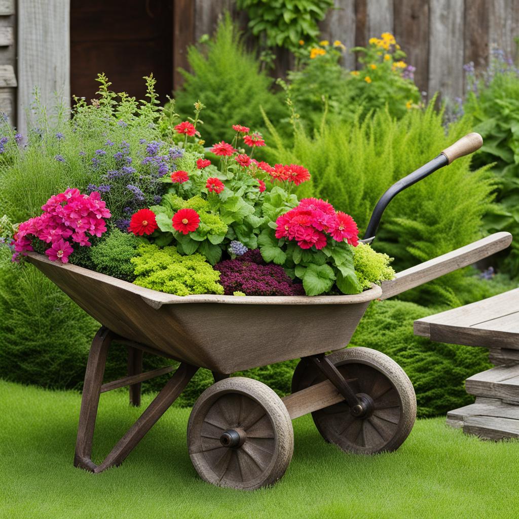 DIY Wheelbarrow Planter