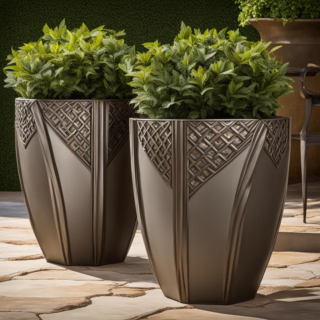 customization of luxury outdoor planters