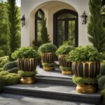 large decorative planters outdoor