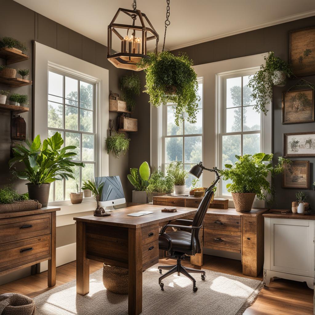 rustic home offices