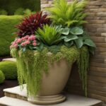 what to fill tall planter with